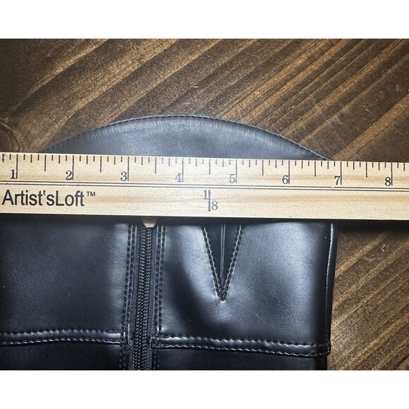 SAM EDELMAN CIRCUS Tall Black Leather Riding Boots Women's SIZE 7‎ - Picture 11 of 13